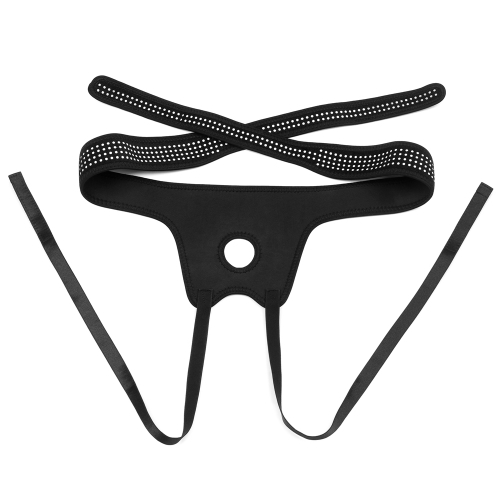 Strap-on Easy Harness Polka Dots, Negru