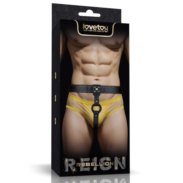 Ham Rebellion Reign Strap-On Harness, Negru
