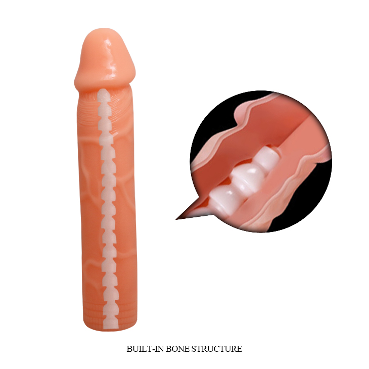 Dildo Realist Bendable, TPR, Natural, 18.8 cm