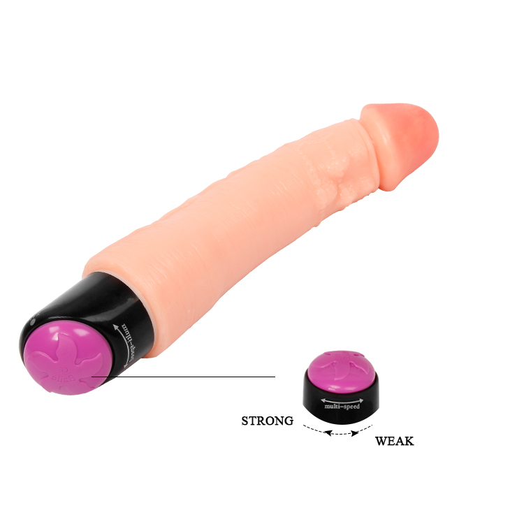 Vibrator Summer Night, Multispeed, TPR, Natural, 25 cm
