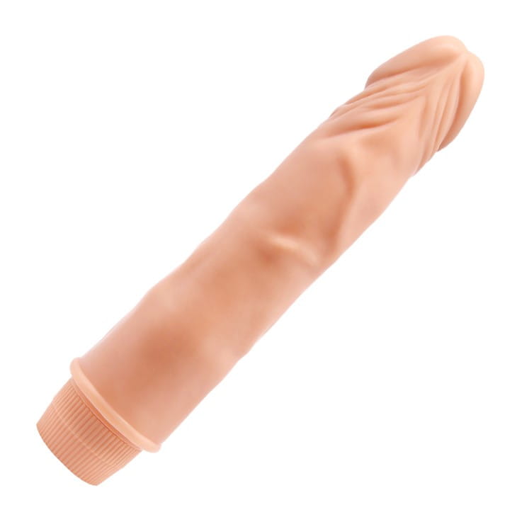 Vibrator Realist Dwarf, Multispeed, TPR, 21.5 cm, Natural