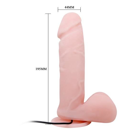Vibrator Realistic cu Telecomanda Multispeed 19.5 cm