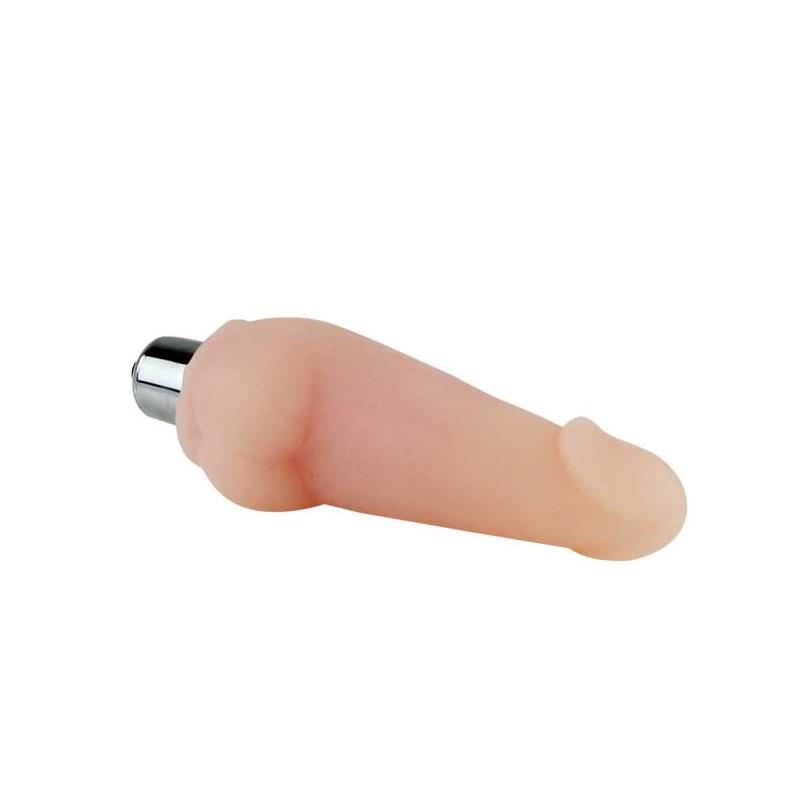 Super Mini Vibrator Realist, TPR Life-Like, Natural, 12 cm