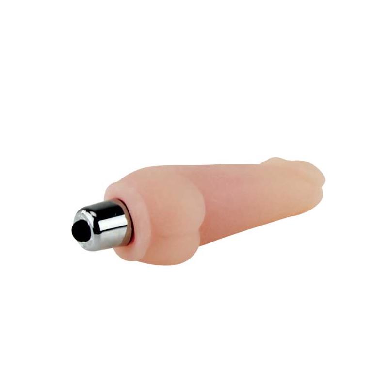 Super Mini Vibrator Realist, TPR Life-Like, Natural, 12 cm