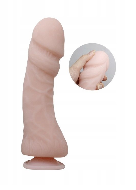 Vibrator Realist Multispeed The Big Penis Natural 24 cm