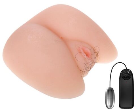 Masturbator Insatiable Ass&Pussy, Multispeed, TPR, Natural, 835 gr