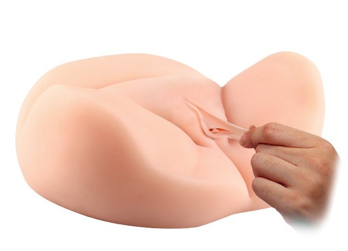 Masturbator Realist Jessica Marie cu Vibratii, TPR Life-Like, Natural, 2.9 kg