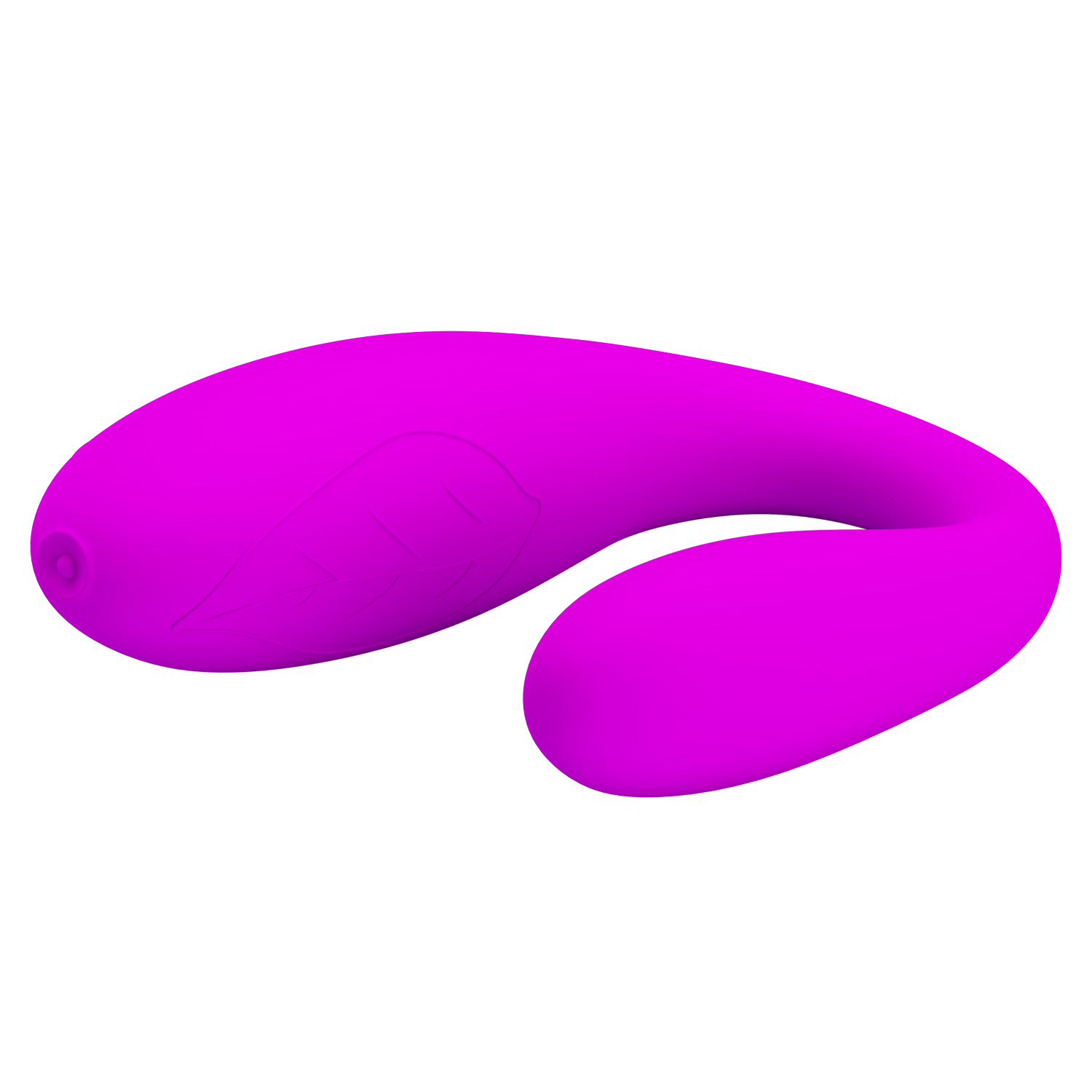 Vibrator Cuplu Fascynation, 30 Moduri Vibratii, Silicon, USB, Mov, 9.5 cm