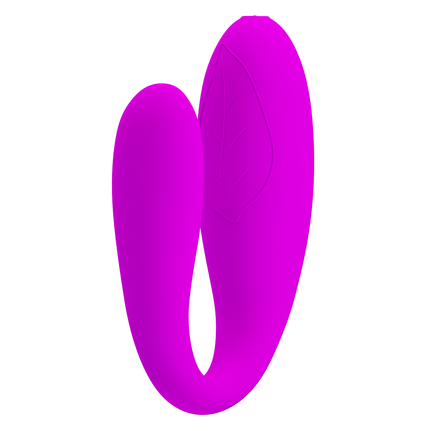 Vibrator Cuplu Fascynation, 30 Moduri Vibratii, Silicon, USB, Mov, 9.5 cm