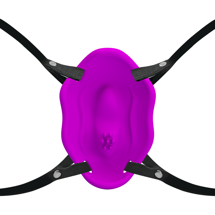 Bikini cu Vibratii Love Rider, 10 Moduri Vibratii, Silicon, Mov