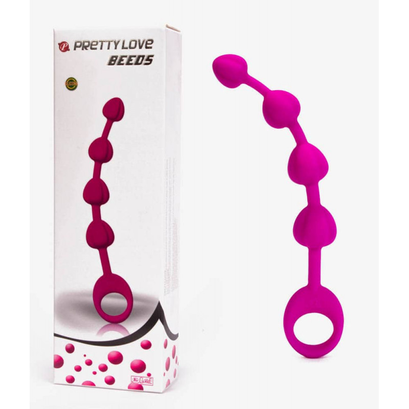 Bile Anale Beeds Silicon Mov 19.5 cm