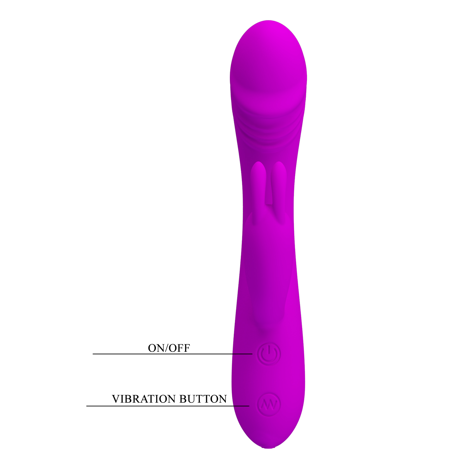 Vibrator Iepuras Hunter, 30 Moduri Vibratii, Silicon, USB, Mov, 17 cm