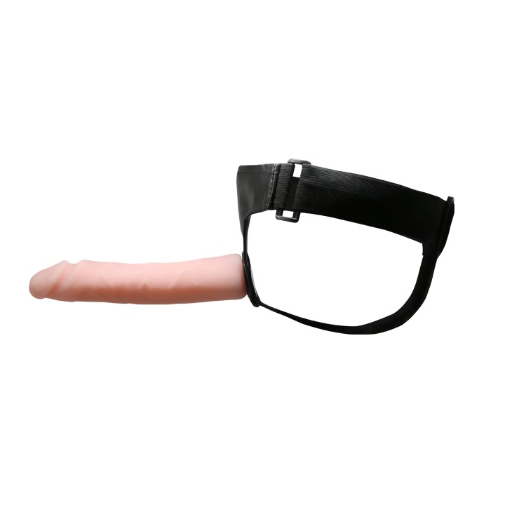 Strap-on Mildred Ultra Passionate cu Dildo, TPR, Natural, 22 cm