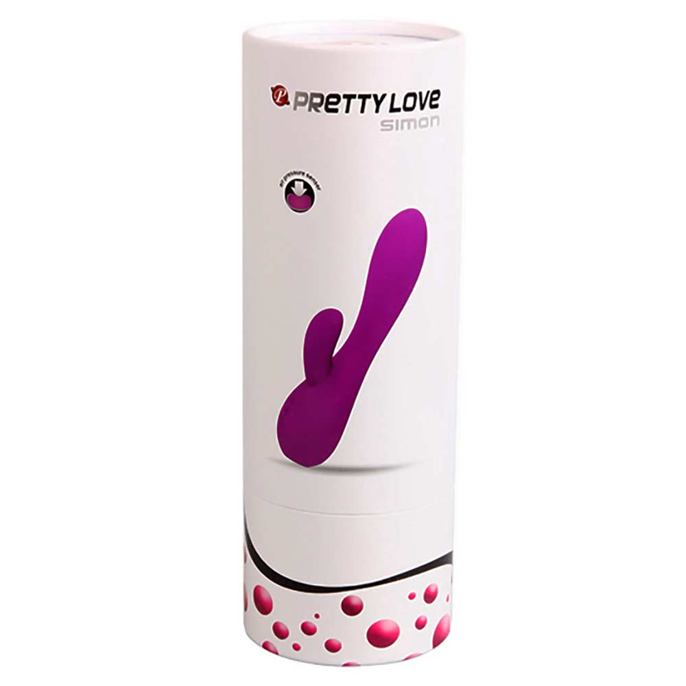 Vibrator Rabbit Smart Simon Senzor de Presiune Aer Silicon Mov USB 18 cm