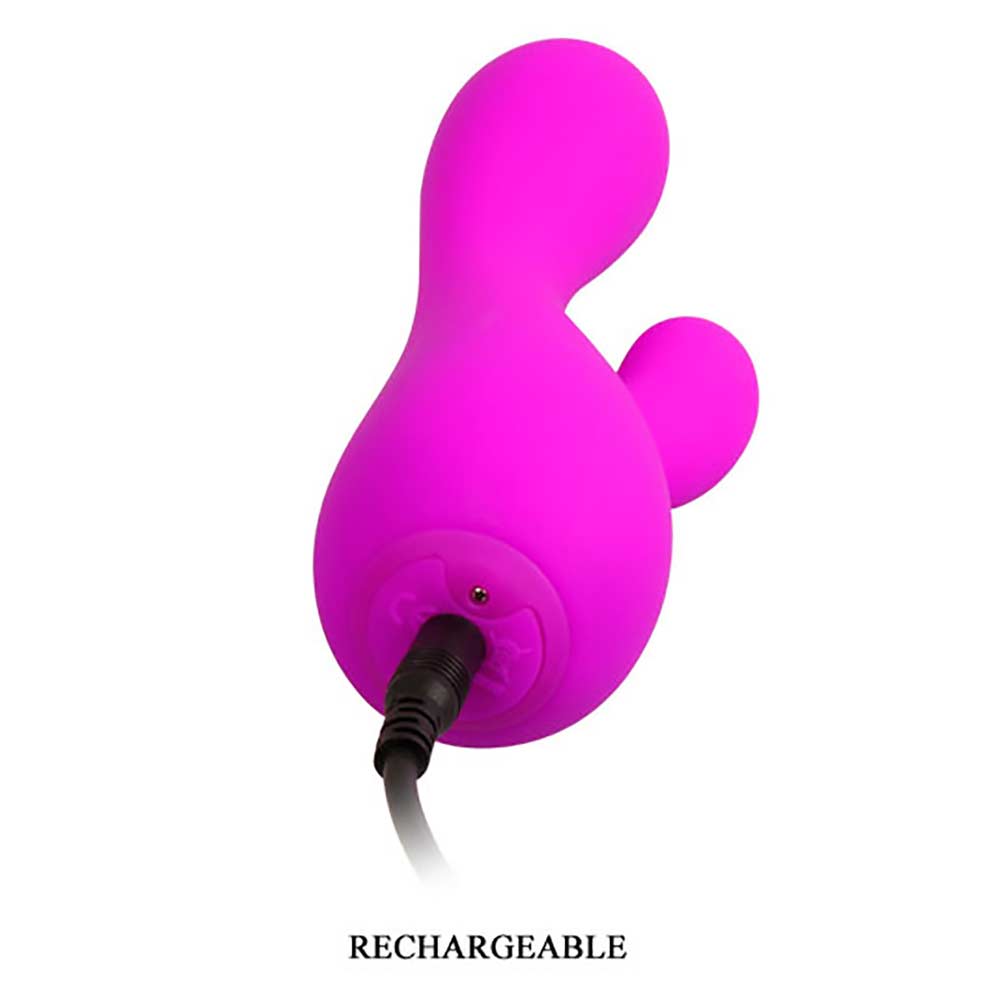 Vibrator Rabbit Smart Simon Senzor de Presiune Aer Silicon Mov USB 18 cm