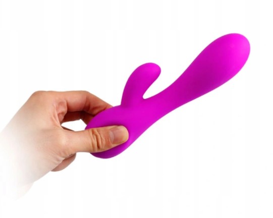 Vibrator Rabbit Smart Simon Senzor de Presiune Aer Silicon Mov USB 18 cm