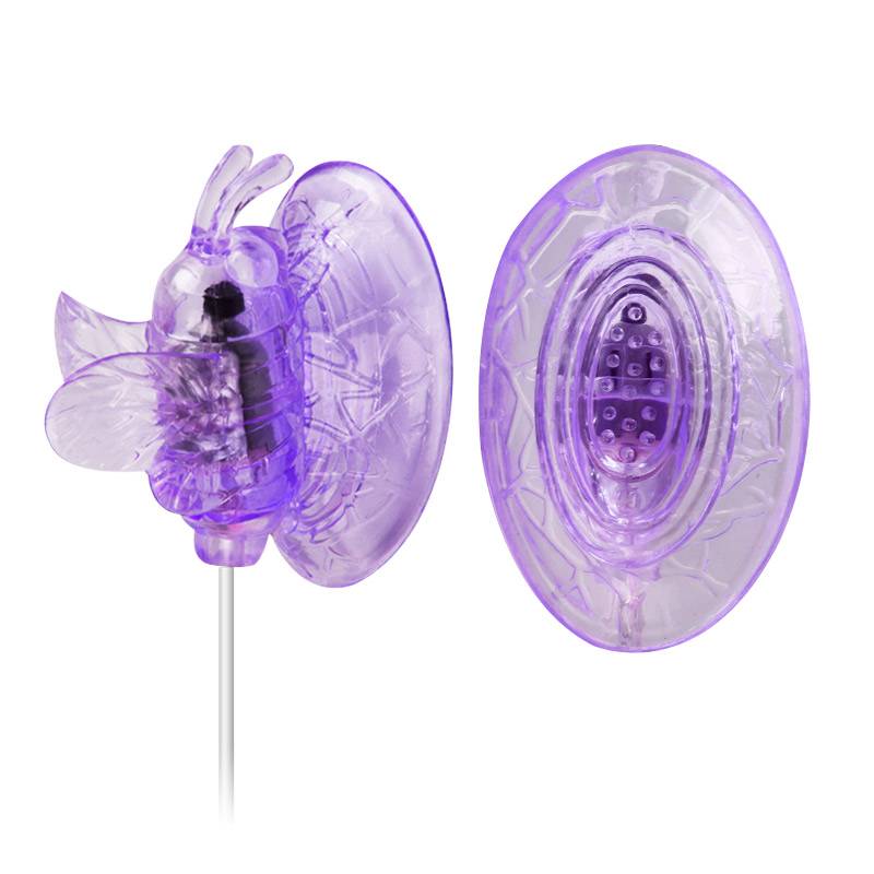 Pompa Butterfly Clitoris cu Vibratii Multispeed, Mov