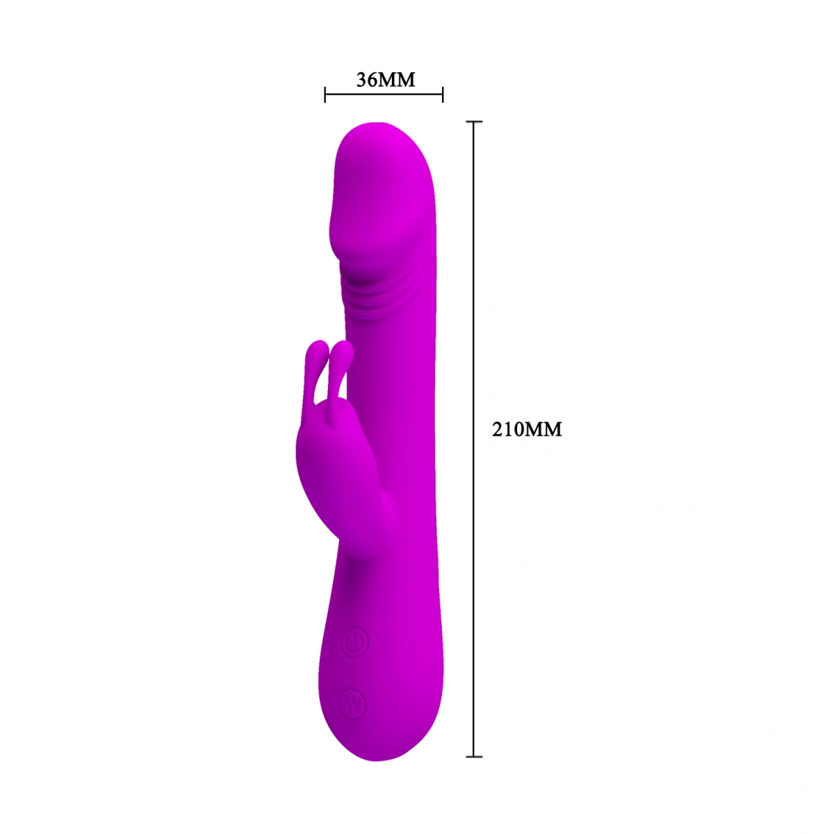 Vibrator Iepuras Clement, 30 Moduri Vibratii, Silicon, Mov, 21 cm