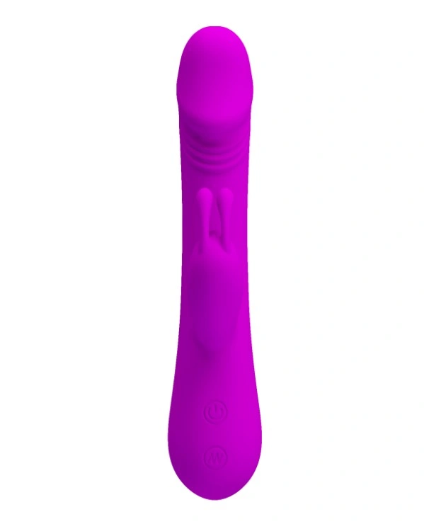 Vibrator Iepuras Clement, 30 Moduri Vibratii, Silicon, Mov, 21 cm