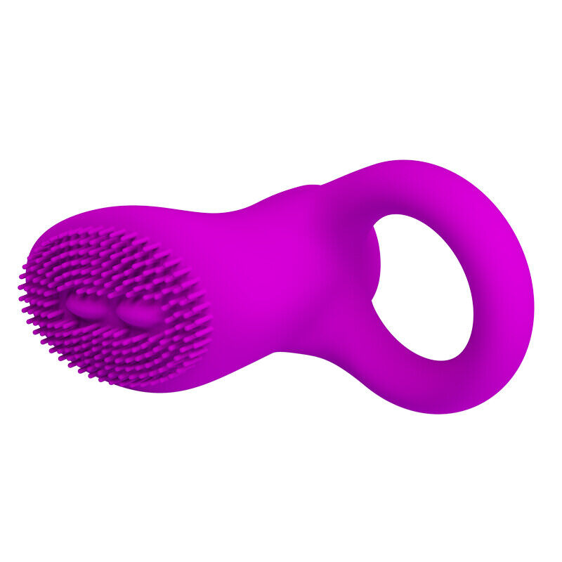 Inel de Penis Cobra cu Stimulator Clitoris, Silicon, Roz