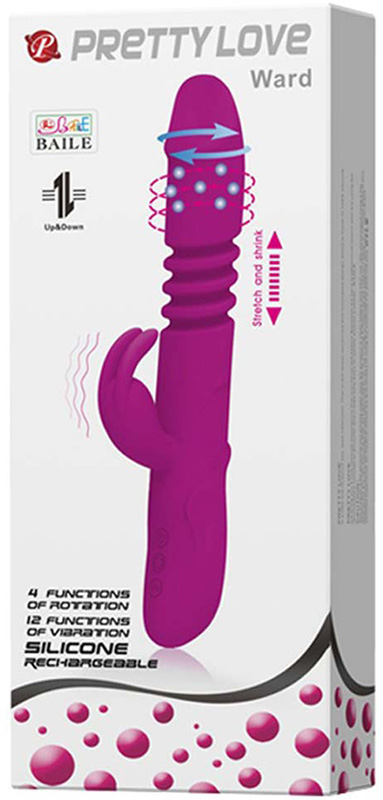 Vibrator iepuras Pretty Love 27 cm