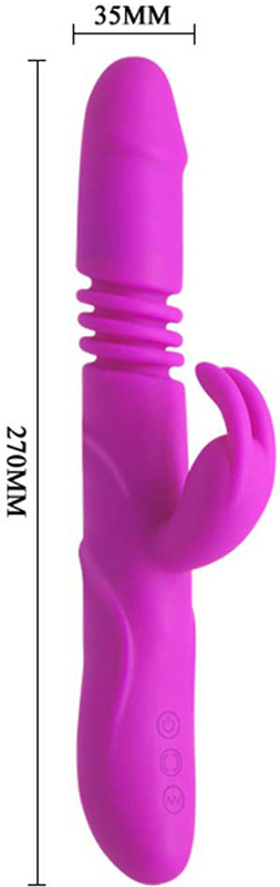 Vibrator iepuras Pretty Love 27 cm