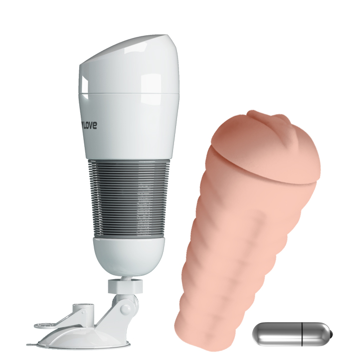Masturbator Pretty Love Hedy Pussy cu Vibratii, Ventuza Detasabila, Natural