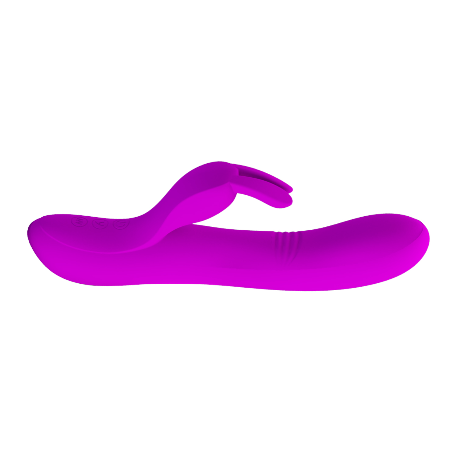 Vibrator Pretty Love Dylan, 7+4 Moduri Stimulatoare, Silicon, USB, Mov, 21 cm
