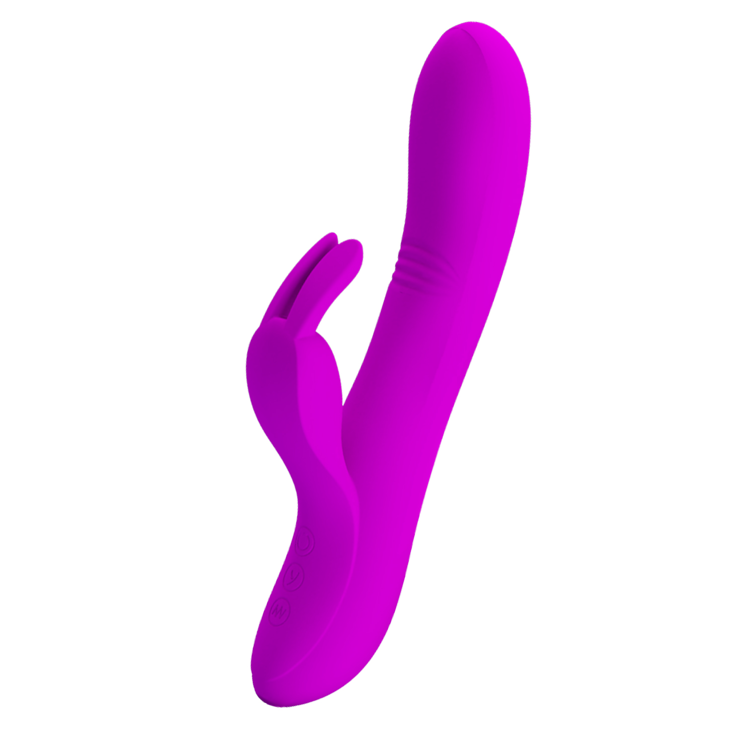 Vibrator Pretty Love Dylan, 7+4 Moduri Stimulatoare, Silicon, USB, Mov, 21 cm