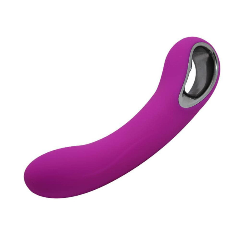 Vibrator Alston 12 Moduri Vibratii, Silicon, USB, Mov, 20 cm