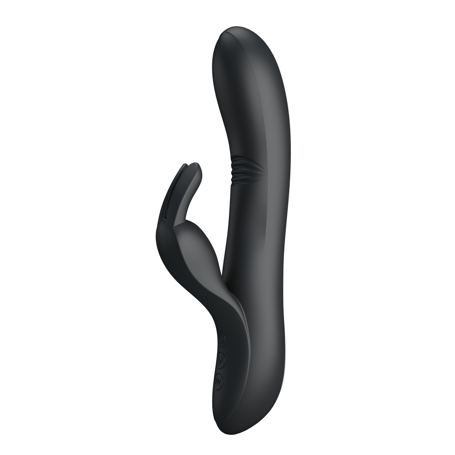 Vibrator Pretty Love Dylan, 7+4 Moduri Stimulatoare, Silicon, USB, Negru, 21 cm
