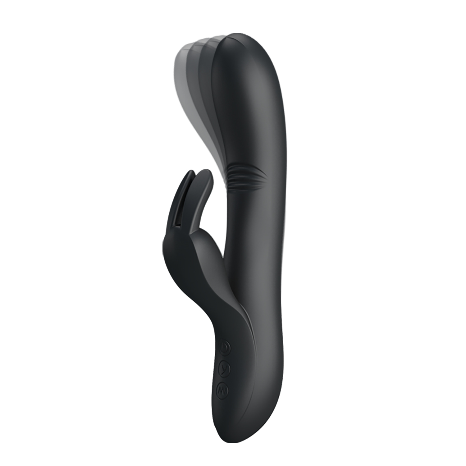 Vibrator Pretty Love Dylan, 7+4 Moduri Stimulatoare, Silicon, USB, Negru, 21 cm