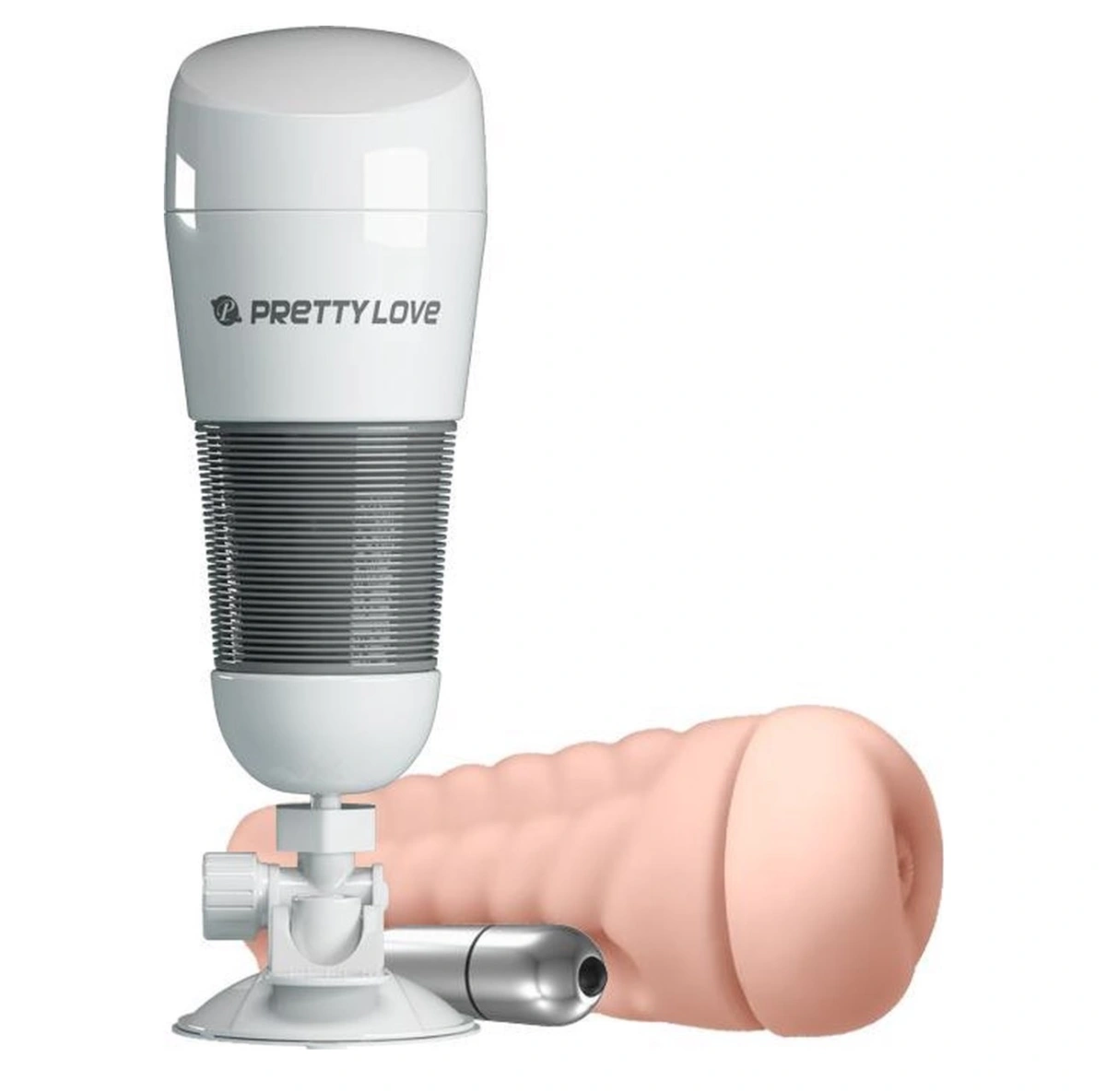 Masturbator Pretty Love Hedy Anus cu Vibratii, Ventuza Detasabila, Natural
