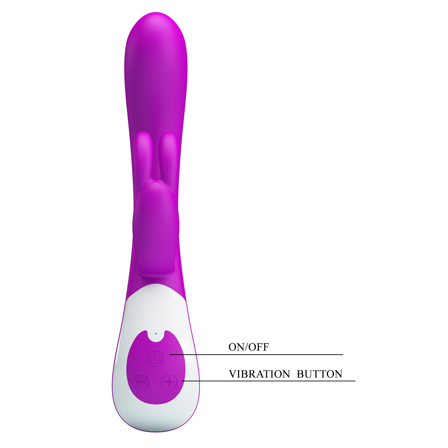 Vibrator Iepuras Harlan, 12 Moduri Vibratii, Silicon, USB, Mov, 21.5 cm