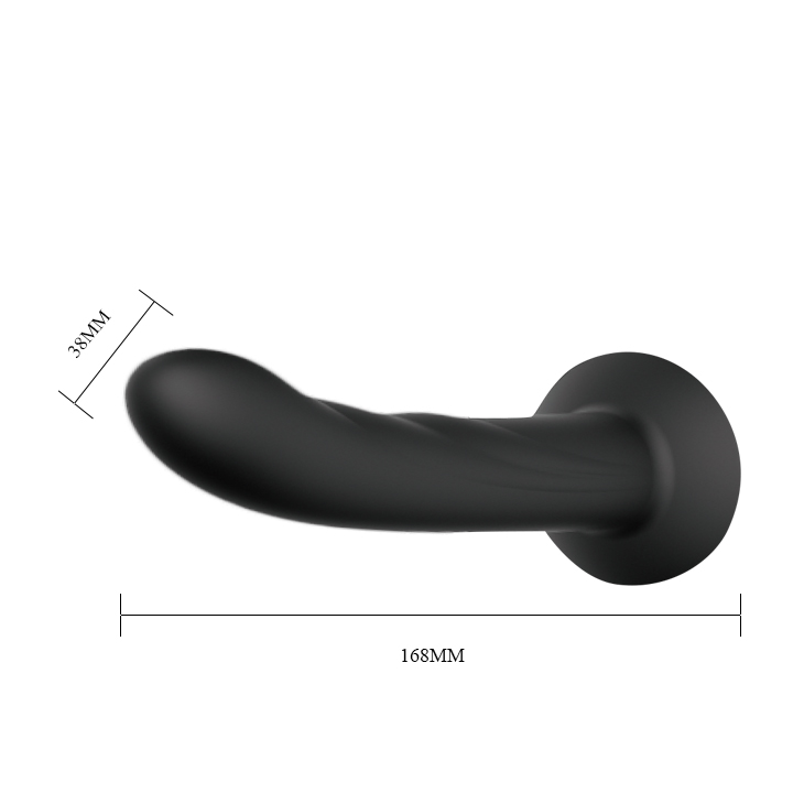 Strap-On Ultra Passionate Karin, Silicon, Negru, 16.8 cm