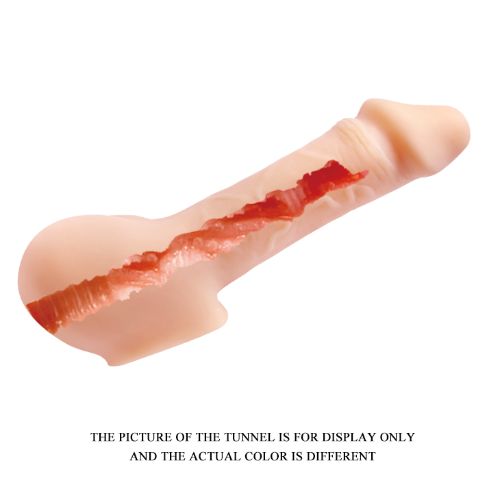 Prelungitor Penis Masturbator Bigger Man Plus, TPR, Natural, 24 cm