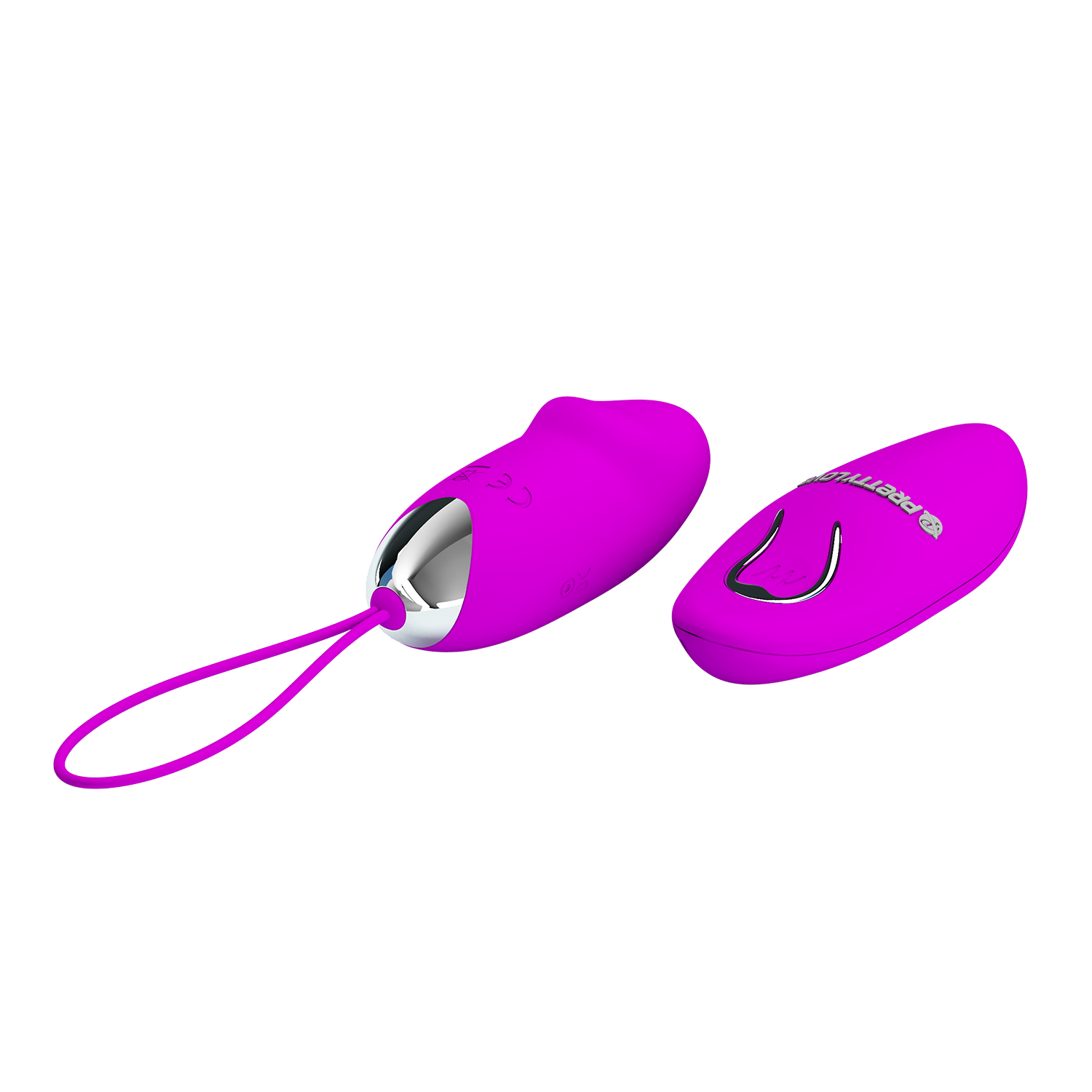 Ou Vibrator Pretty Love Julia Remote Control, 12 Moduri Vibratii, Silicon, USB, Mov
