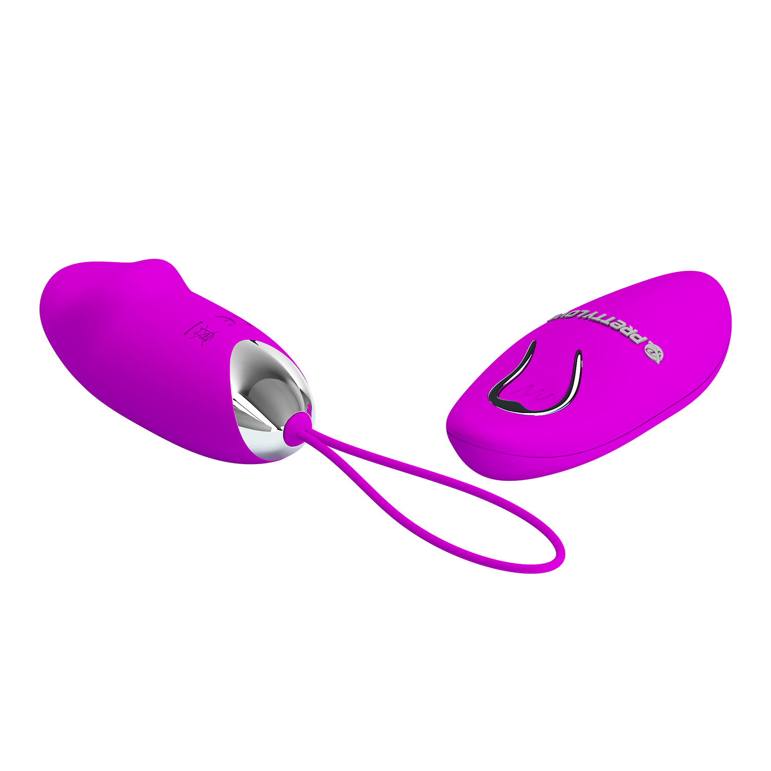 Ou Vibrator Pretty Love Julia Remote Control, 12 Moduri Vibratii, Silicon, USB, Mov