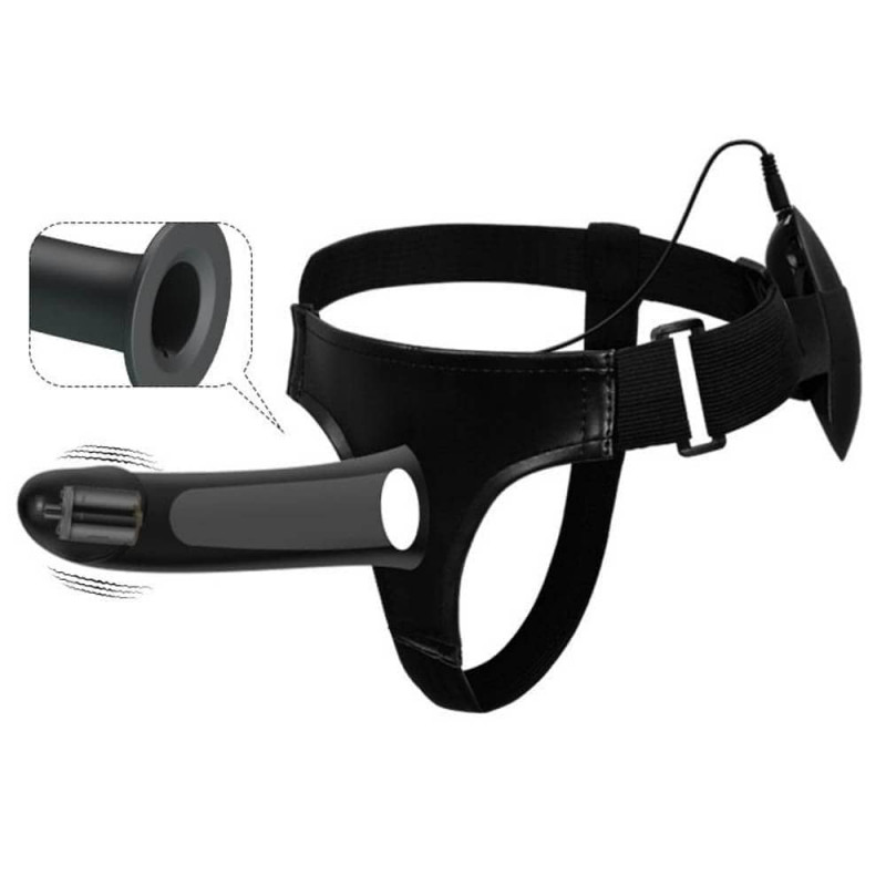 Strap On Vito Multispeed, Silicon, Negru, 17.3 cm