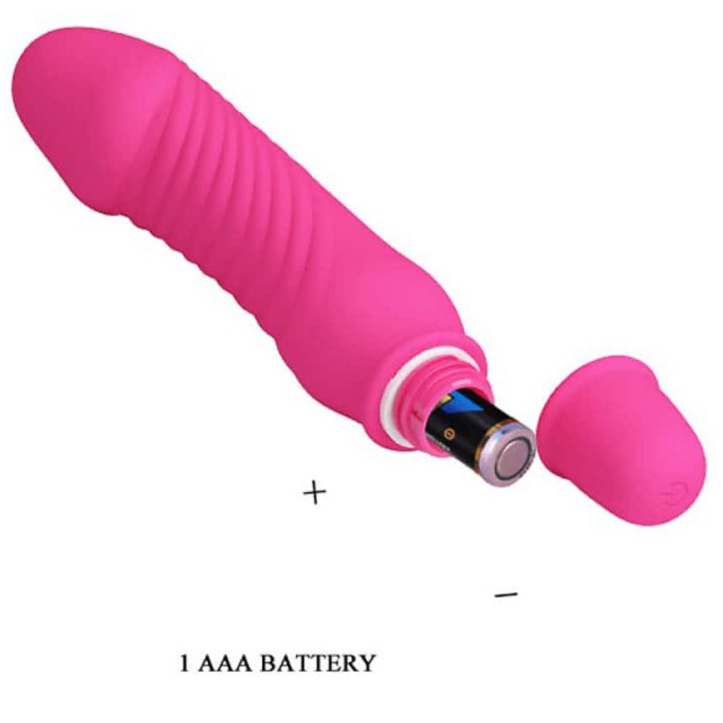 Vibrator Pretty Love Stev, 10 Moduri Vibratii, Silicon, Roz, 13.5 cm