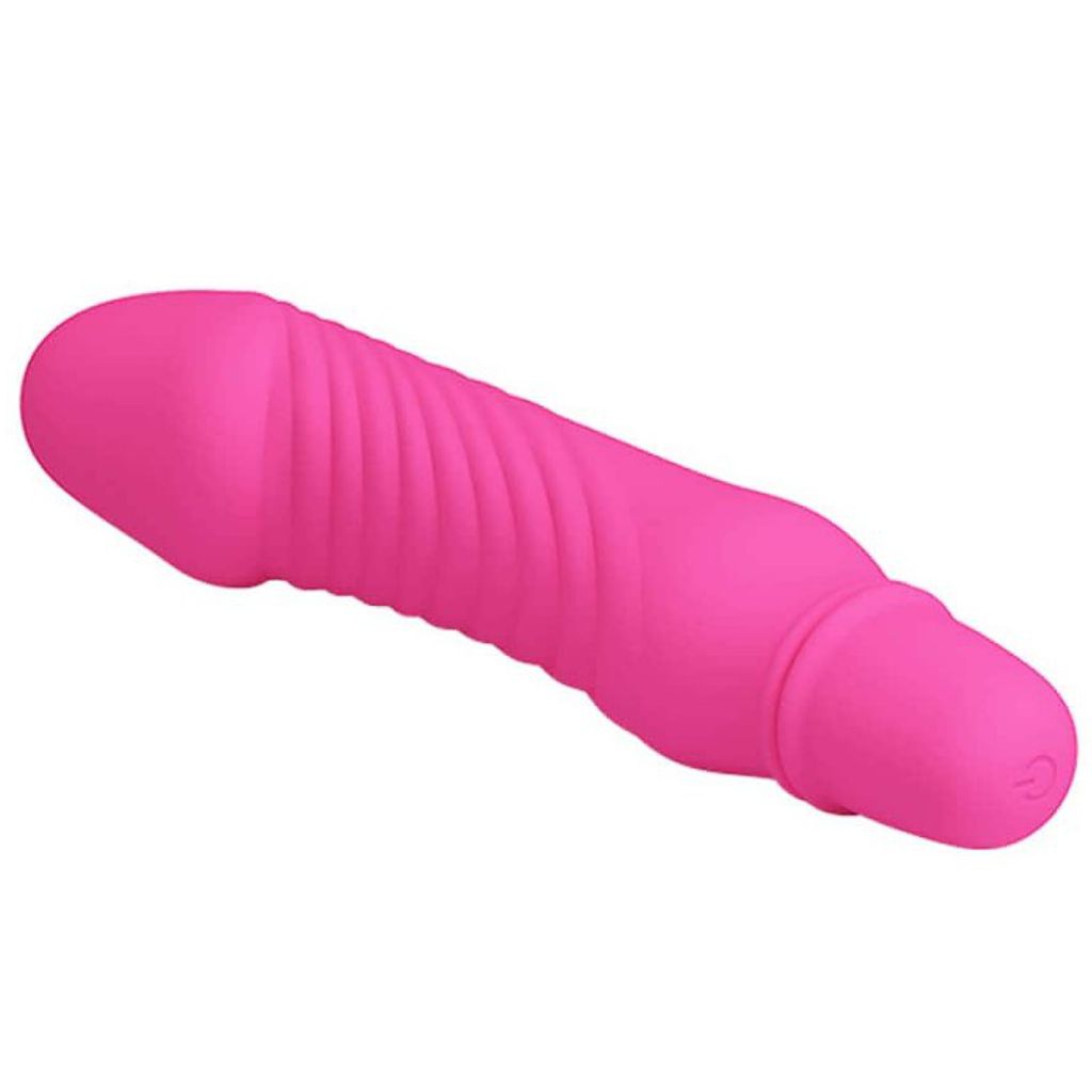 Vibrator Pretty Love Stev, 10 Moduri Vibratii, Silicon, Roz, 13.5 cm