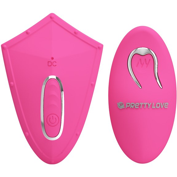 Vibrator G-spot Walker Remote Control 12 Moduri Vibratii Silicon USB Roz 9.5 cm