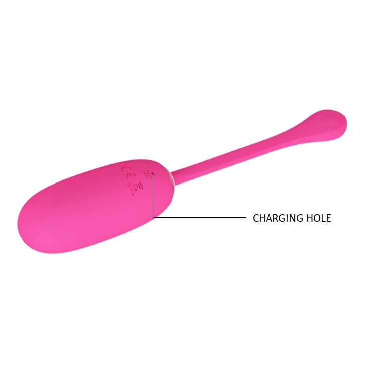 Ou Vibrator Julius 12 Moduri Vibratii, Silicon, USB, Roz