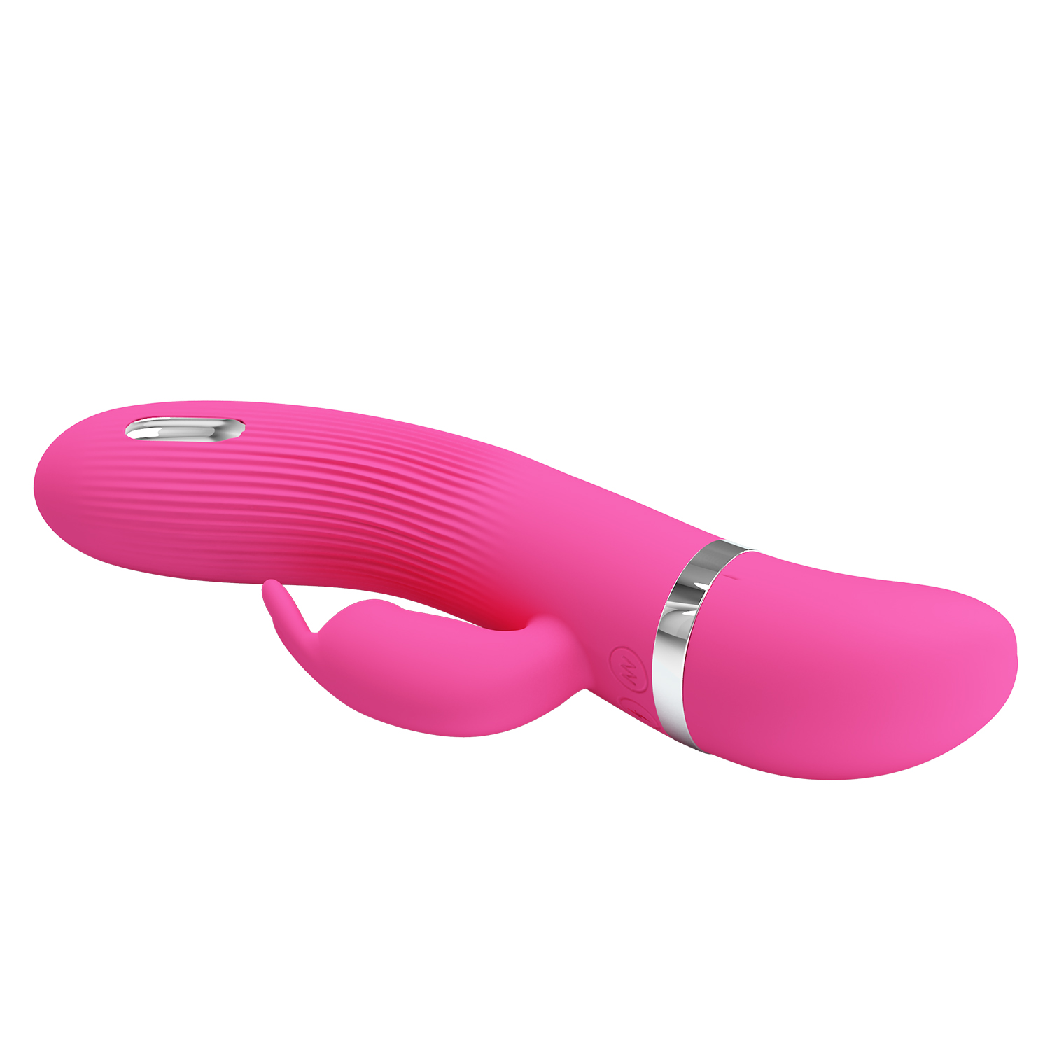 Vibrator Pretty Love Ingram Electric Shock, 7 Moduri Vibratii, Silicon, Roz, 19.2 cm