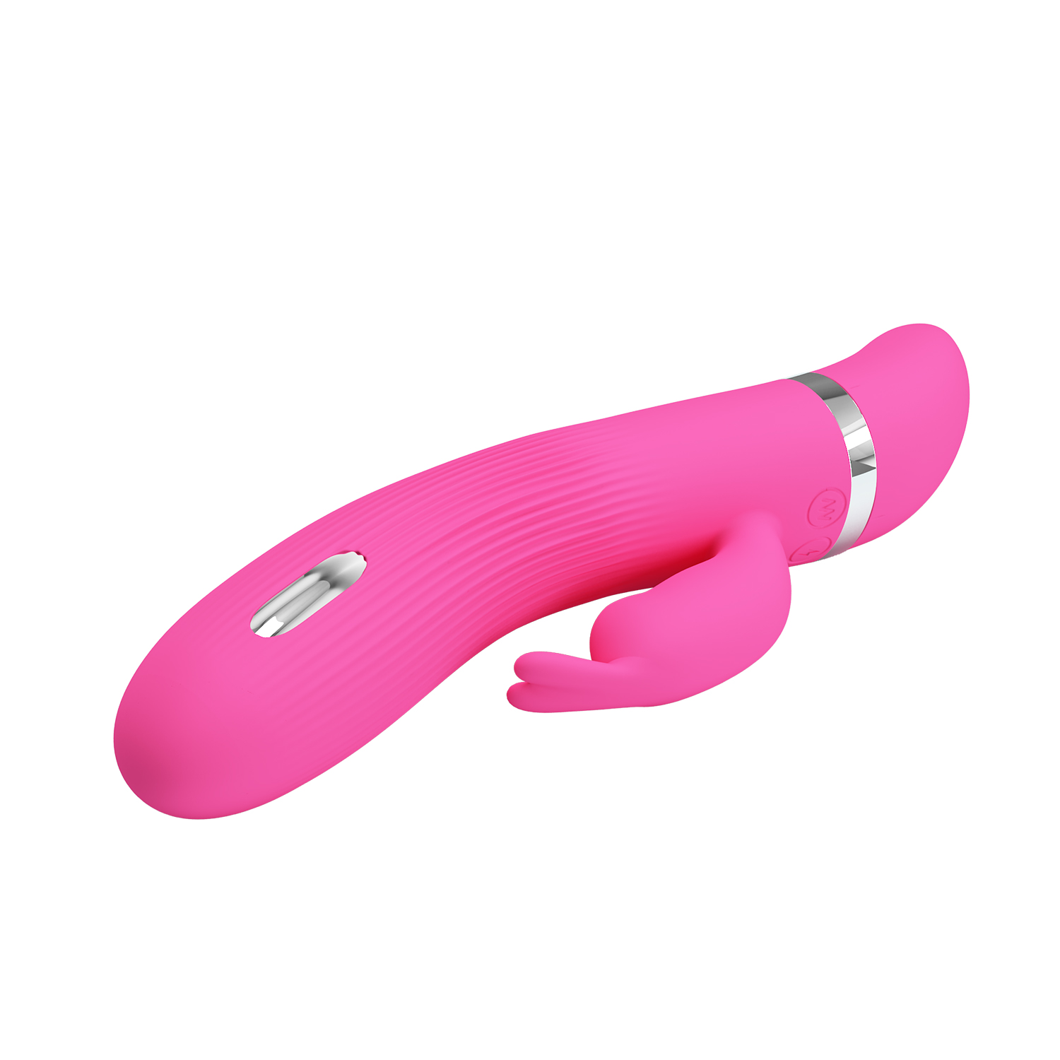 Vibrator Pretty Love Ingram Electric Shock, 7 Moduri Vibratii, Silicon, Roz, 19.2 cm