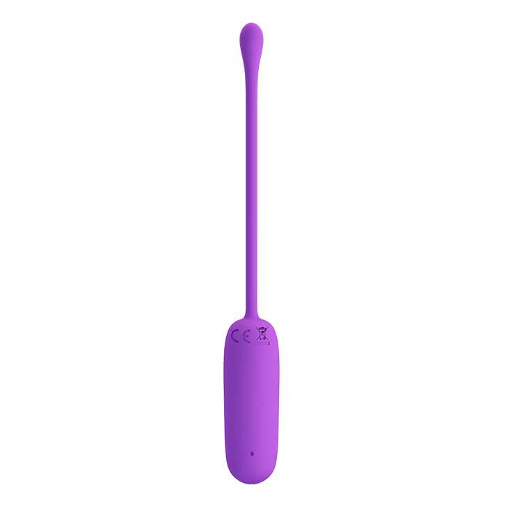 Ou Vibrator Joyce, 12 Moduri Vibratii, Silicon, USB, Violet, 18 cm