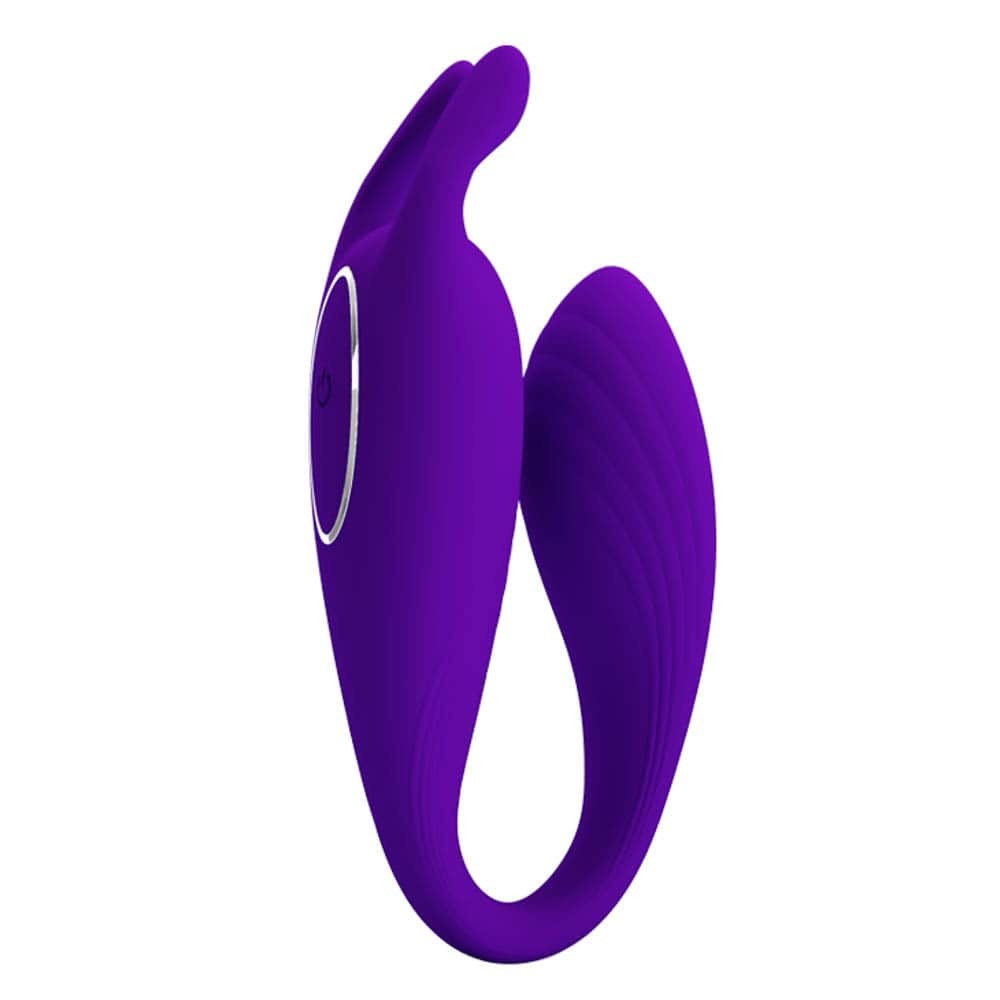Stimulator Bill 12 Moduri Vibratii, Silicon, USB, Remote Control, Violet