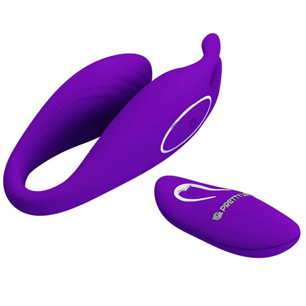 Stimulator Bill 12 Moduri Vibratii, Silicon, USB, Remote Control, Violet