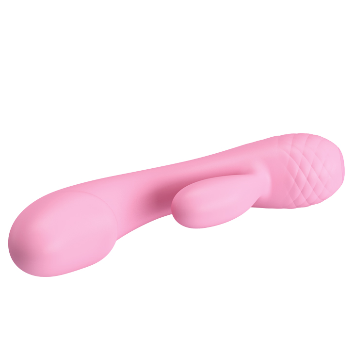 Vibrator Pretty Love Ron, 12 Moduri Vibratii, Silicon Super Soft, Roz, 17.5 cm