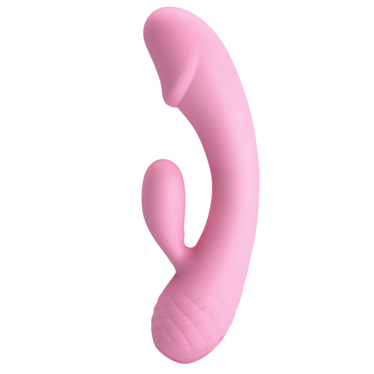 Vibrator Pretty Love Ron, 12 Moduri Vibratii, Silicon Super Soft, Roz, 17.5 cm